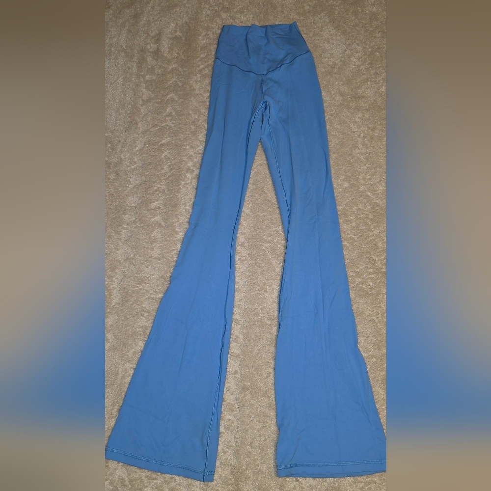 Aerie OFFLINE Blue High-Rise Flare Leggings